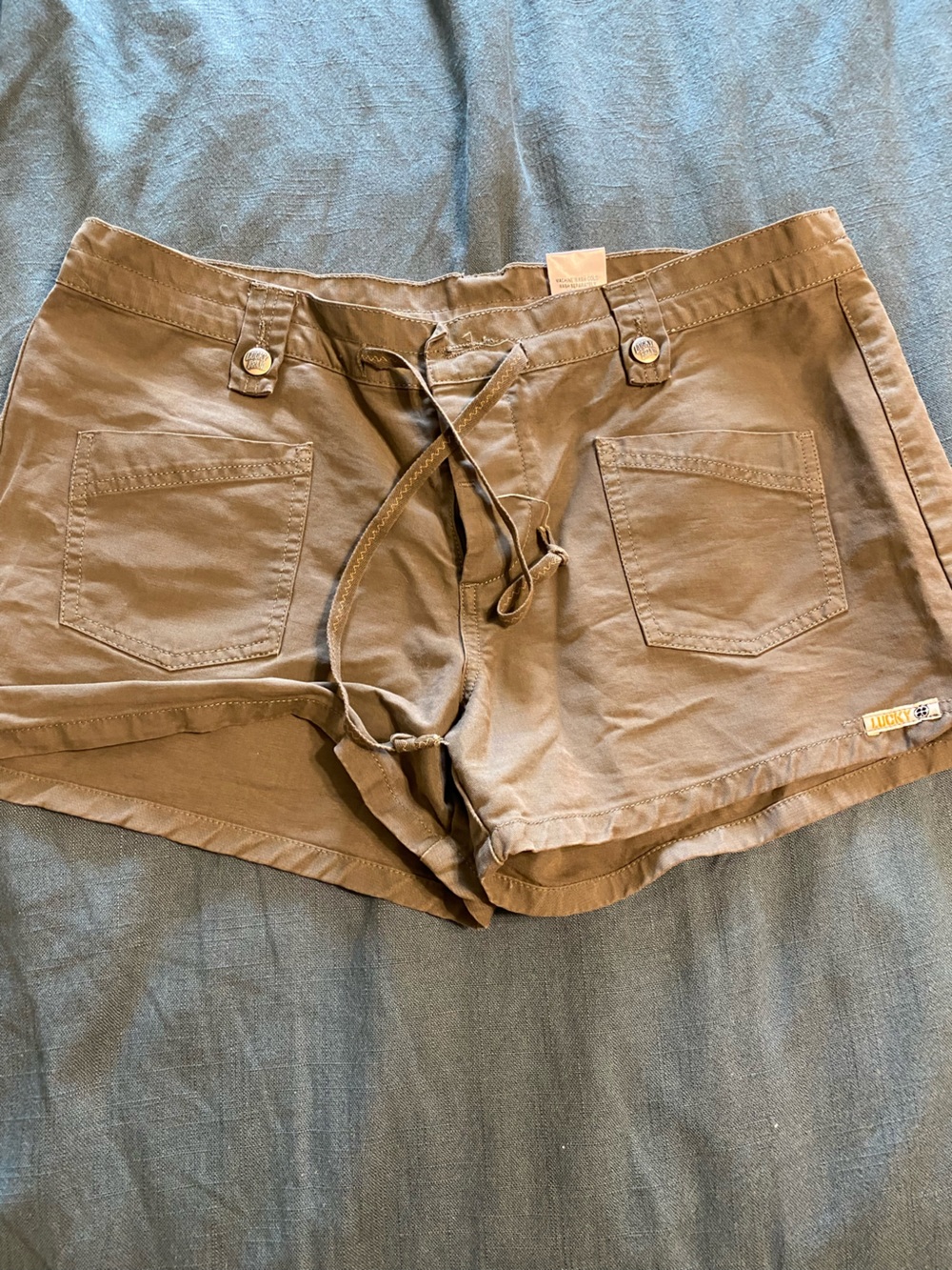 Vintage lucky brand green shorts sz31